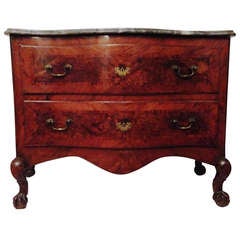 18th Italie (Naples) LXIV Commode two Drawers  Walnut