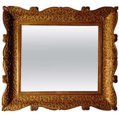 19th Italie(Naples) Golden Picture Frame