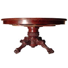 19th French   Extendable Dining Table In Mahogany Charles X