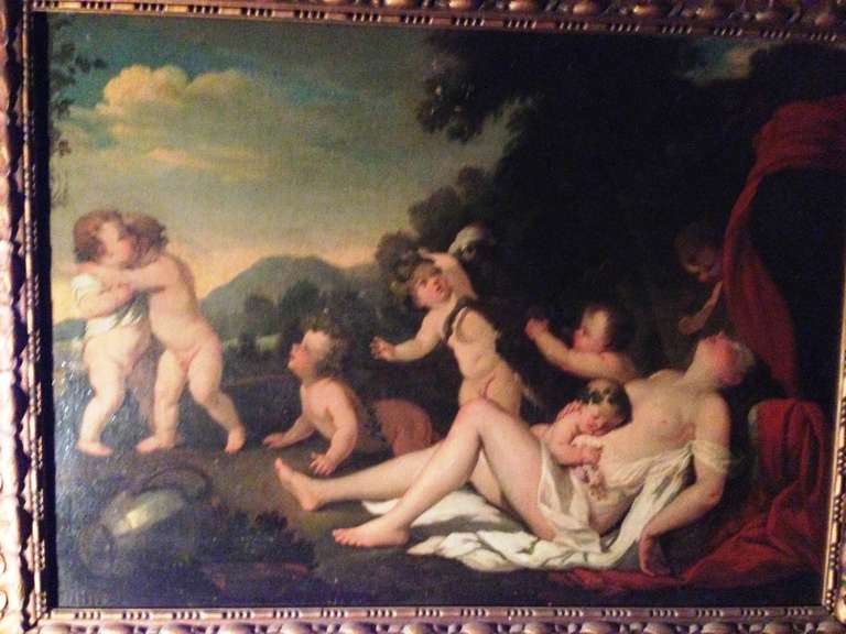 18th French Oil On Canvas