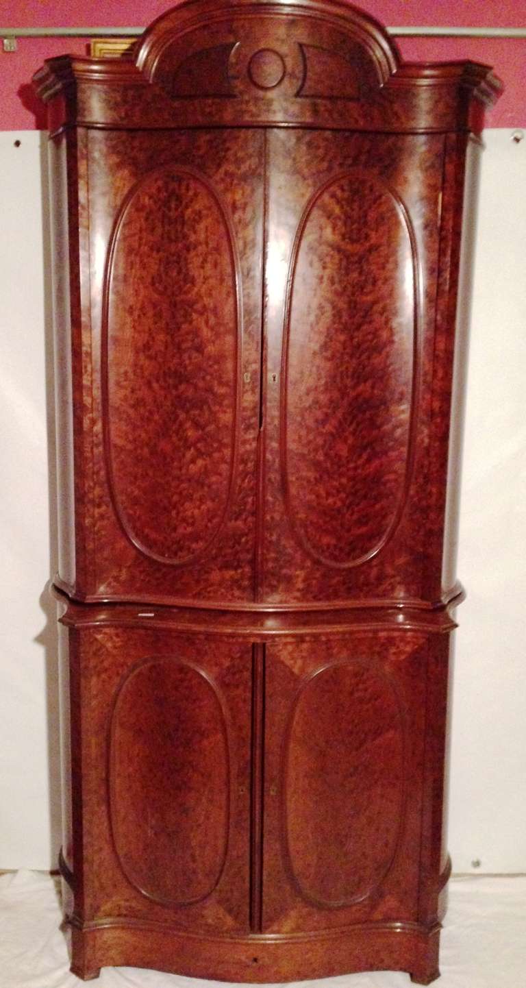 19th Century French Two Bodies In Mahogany Sideboard Staked