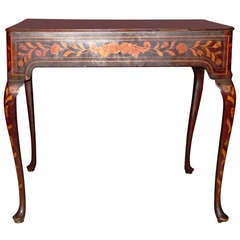 19th Century Netherlands Table with Two Drawers RESTORED