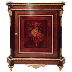 19th French Buffet Inlayed With Gilded Bronzes