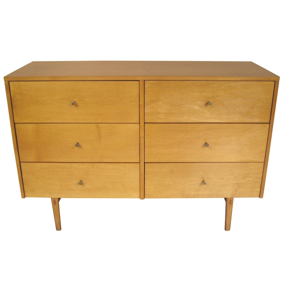 Paul McCobb for Planner Group 6 Draw Dresser 100% Original Finish.