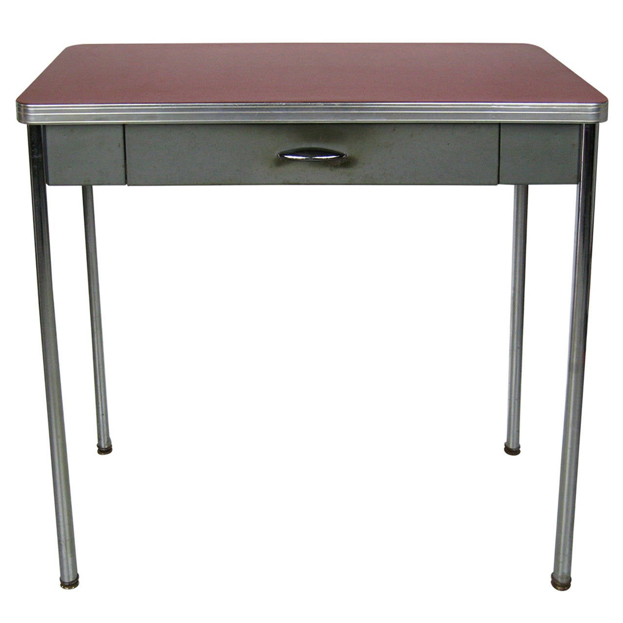 1930s Royal Metal Industrial Desk For Sale at 1stdibs