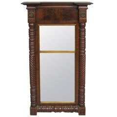 19th Century Carved Wood Federal Mirror