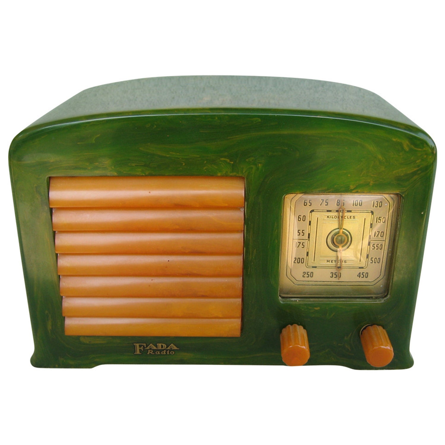1940s Emerson Blue, White and Red Patriot Catalin or Bakelite Tube Radio at  1stDibs