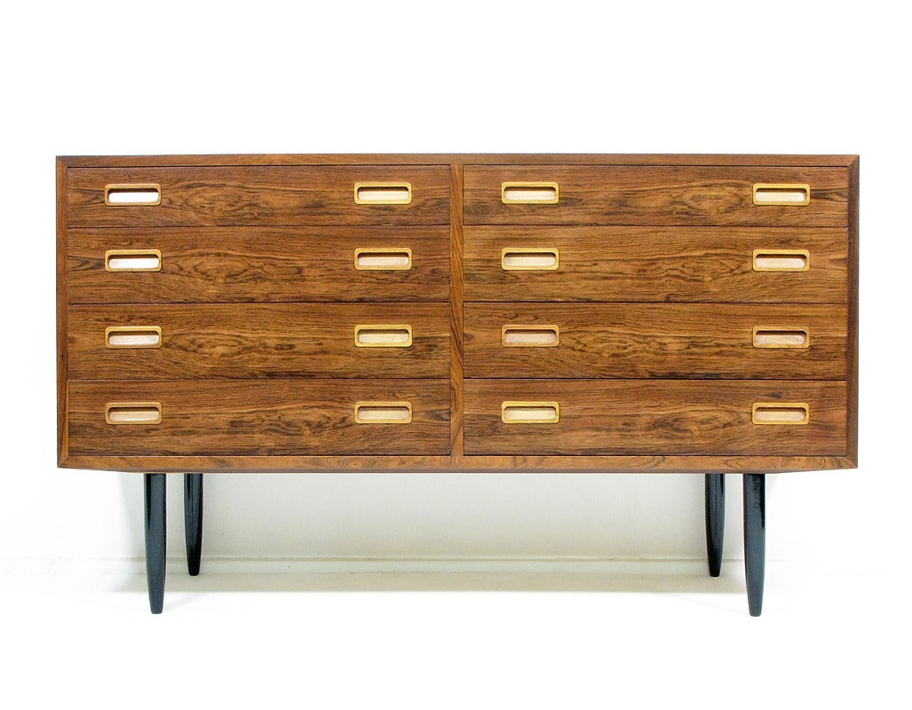 1960s Danish Rosewood Chest or Sideboard by Poul Hundevad