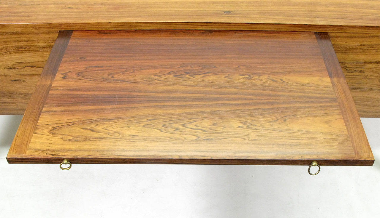 1950s Danish Rosewood Desk by Ole Wanscher for A J Iversen 4