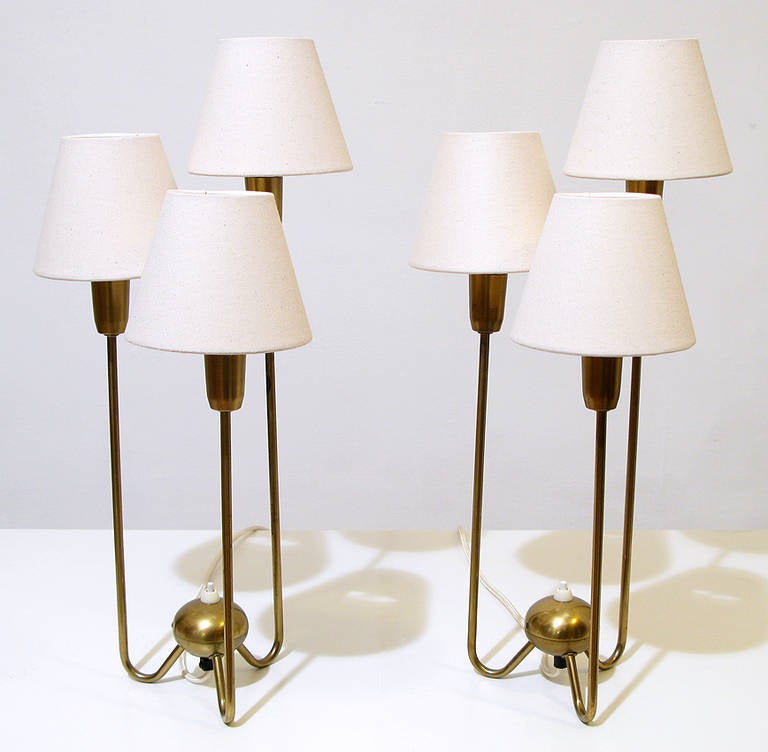 Pair of Swedish Table Lamps by Asea In Excellent Condition In London, GB