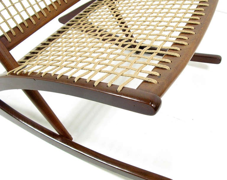 Geometric rocking chair by Fredrik Kayser 2
