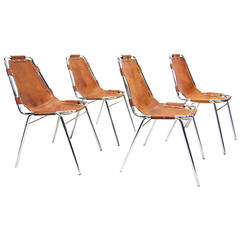 Four 1970s Les Arcs Chairs