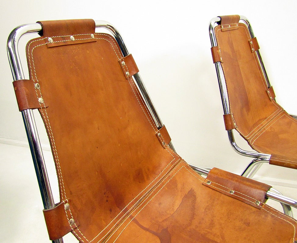 Four 1970s Les Arcs Chairs 1