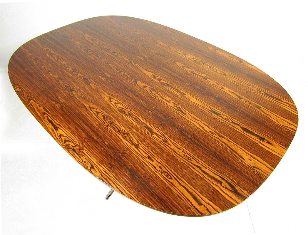 Danish Rosewood Super Ellipse Table by Piet Hein & Arne Jacobsen