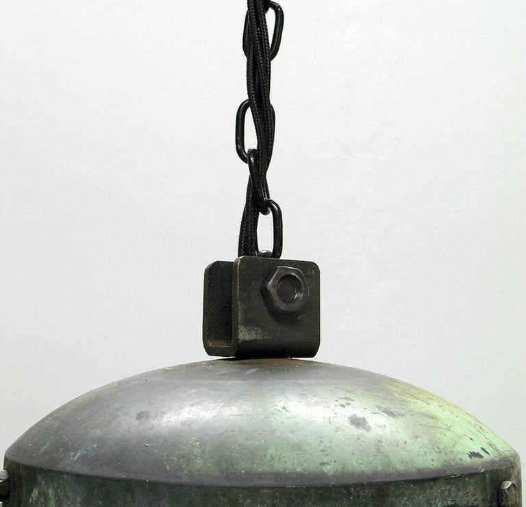 1930s Industrial Ceiling Lamp 1