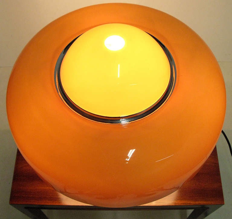 Mid-Century Modern Italian Brumbury Lamp by Luigi Massoni for Guzzini