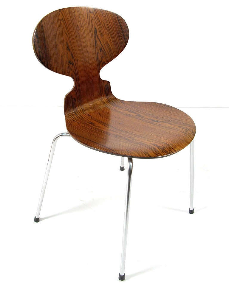 Mid-Century Modern Rosewood Ant Chair by Arne Jacobsen - 3 available