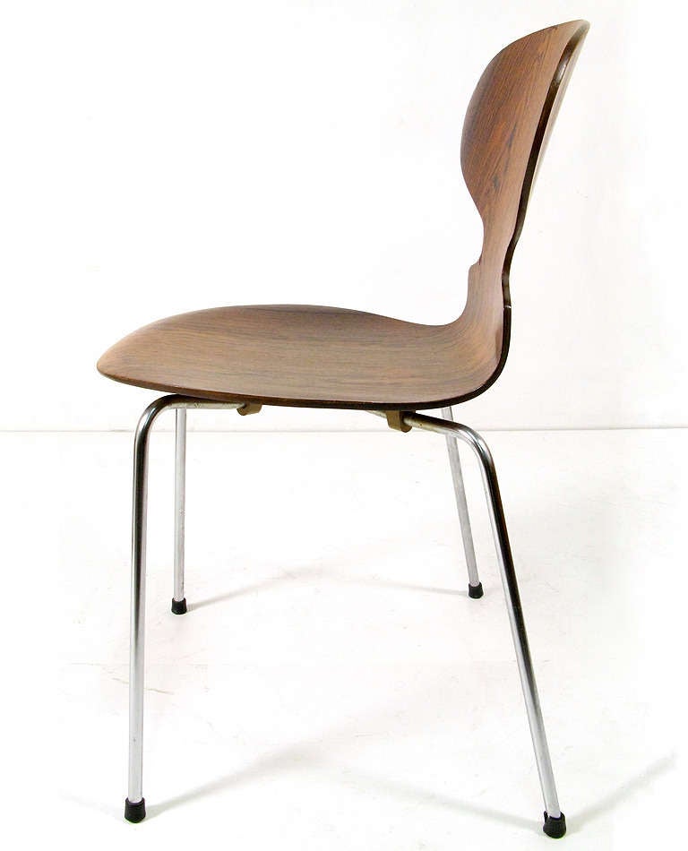 Late 20th Century Rosewood Ant Chair by Arne Jacobsen - 3 available