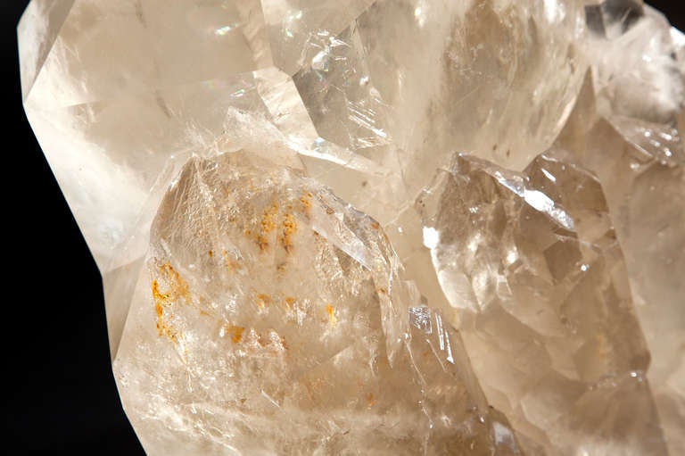 Cluster autoportant en cristal de quartz et citrine, Brésil. Excellent état - En vente à London, GB