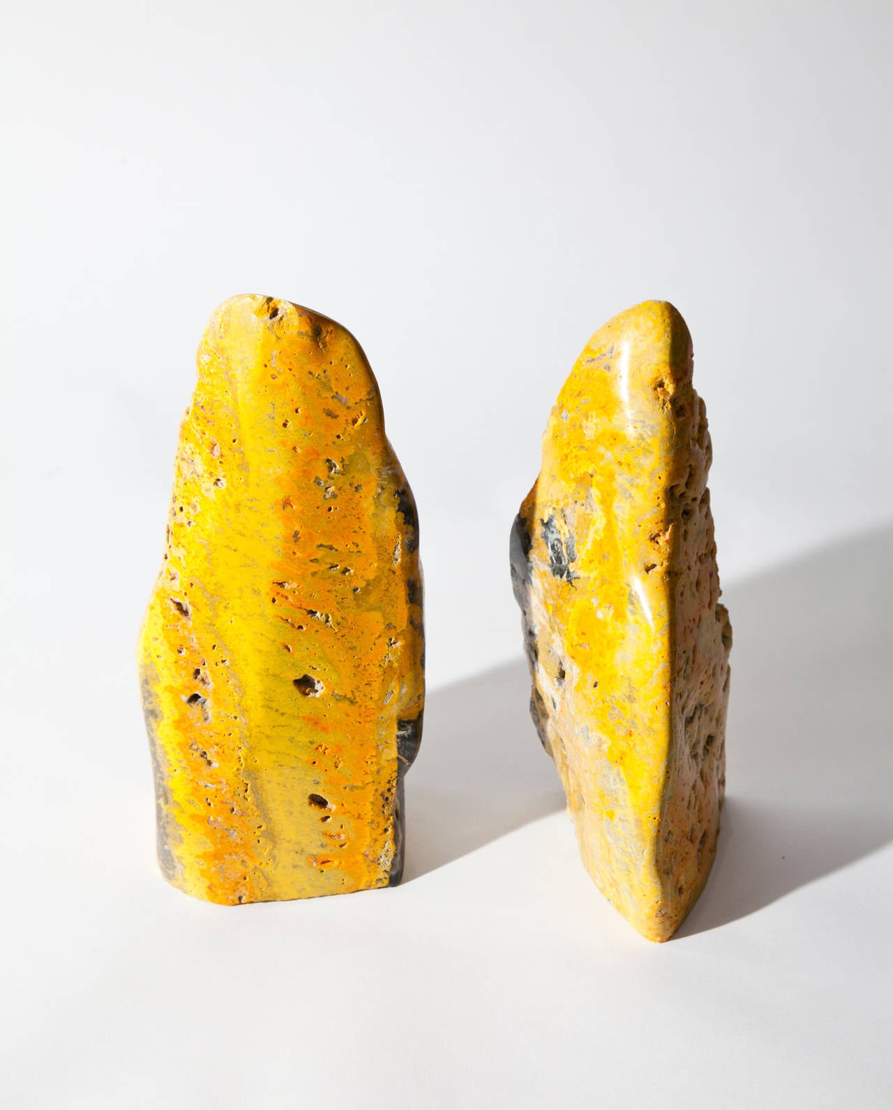 Bumblebee Jasper Bookends In Excellent Condition In London, GB