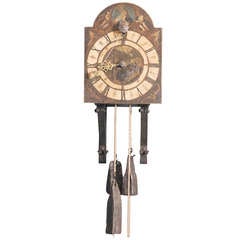 An Impressive South-German Iron Quarter Striking Chamber Clock circa 1680