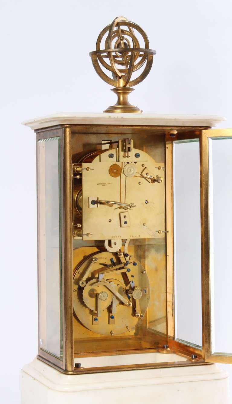 A French 4-Glass Regulator with Perpetual Calendar, Brocot & Delettrez, ca. 1860 For Sale 1