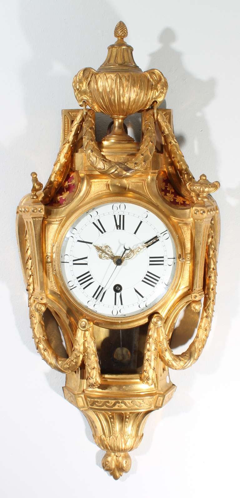 A French Louis XVI Ormolu Striking Cartel Clock with Sweep Seconds, circa 1770