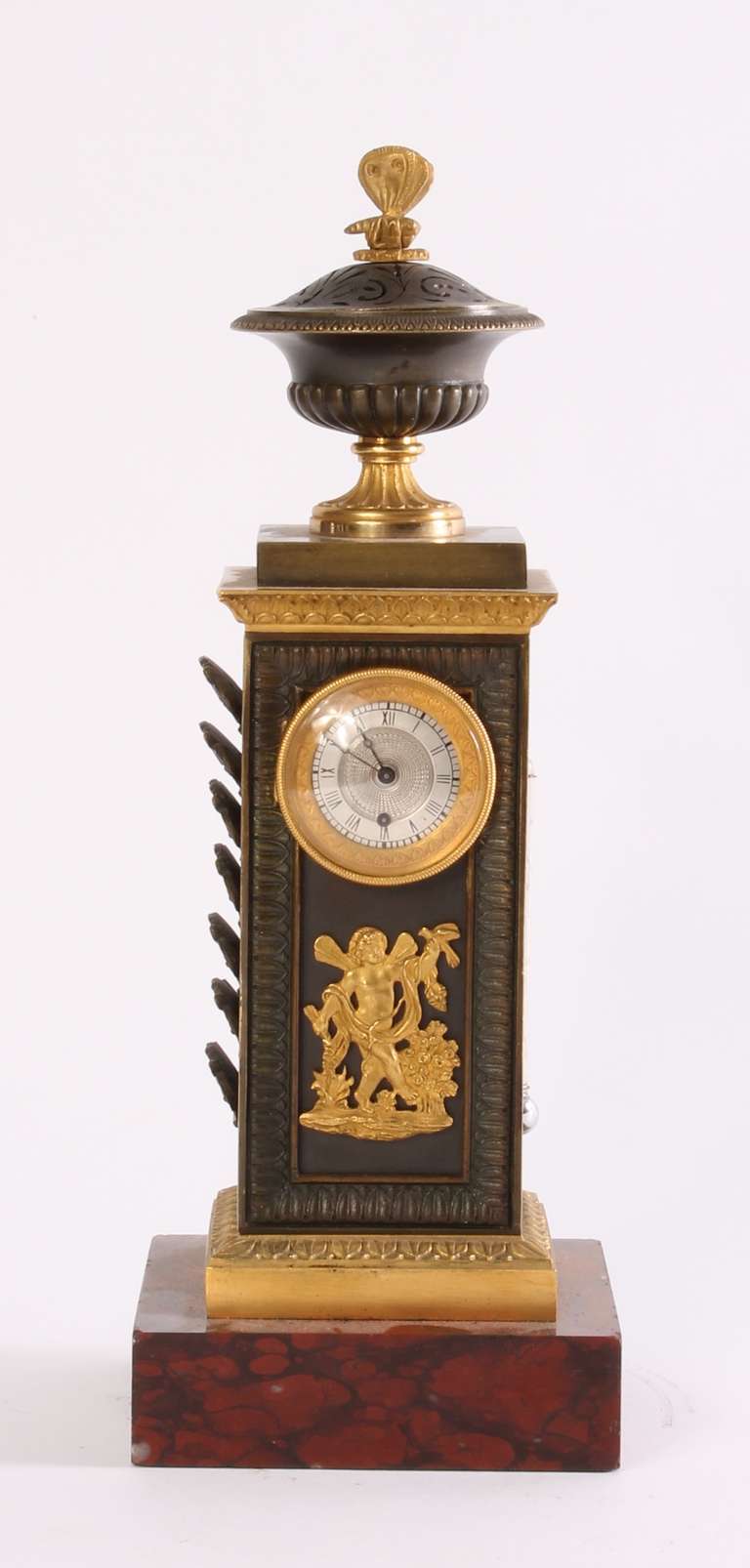 Rare and Attractive French Charles X Bronze and Ormolu Desk Compendium, circa 1815