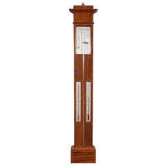 French Rosewood Stick Barometer, circa 1840