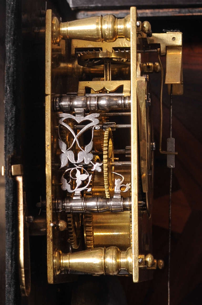 Ebony And Silvered So-called 'hague Clock', By Christiaan Reynaert For Sale 2