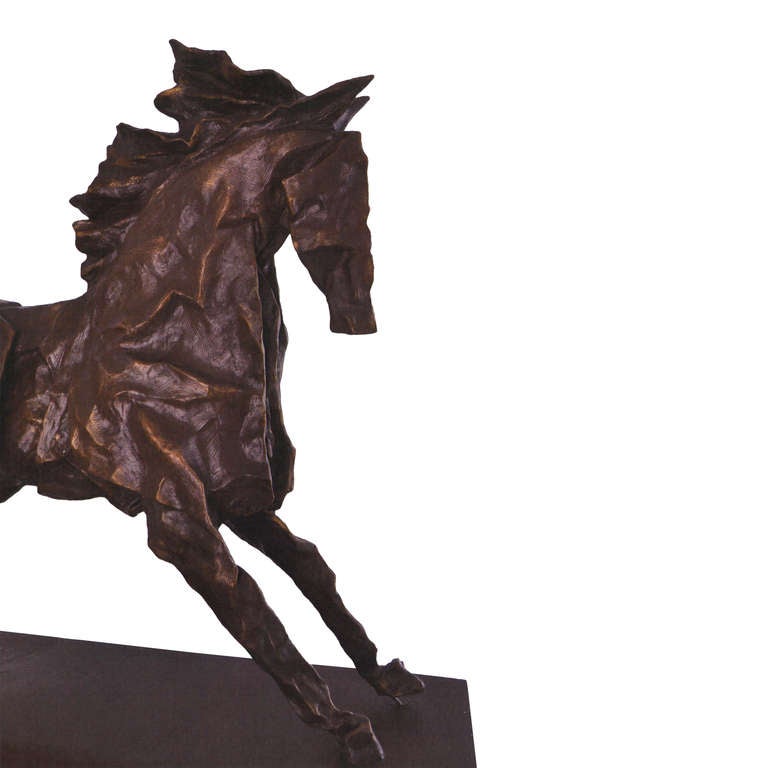 Origami bronze horse by Xuebing WEI - China 2010's - Ipso Facto