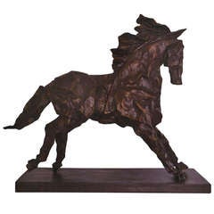 Origami bronze horse by Xuebing WEI - China 2010's - Ipso Facto