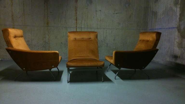 Joseph André Motte Tryptic Sofa - Steiner Editions- France 1957 1