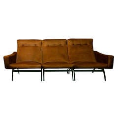 Joseph André Motte Tryptic Sofa - Steiner Editions- France 1957
