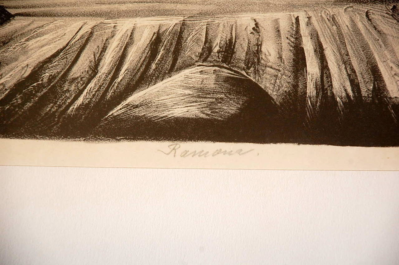 Mid-20th Century Set of Two Decorative American Etchings