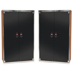 Pair Of Cabinets By Guido Faleschini For Mariani - Italy 1970's - Ipso Facto