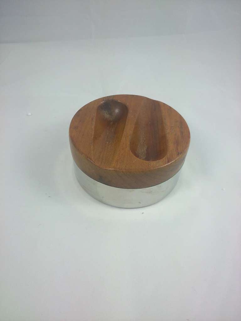 elegant ashtray and pipe holder by Ehrard - Germany 1970s  - Ipso Facto