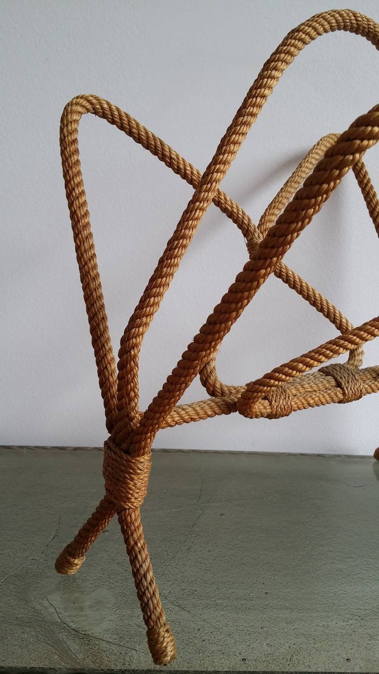 Audoux Minnet Rope Magazine Rack - Ipso Facto