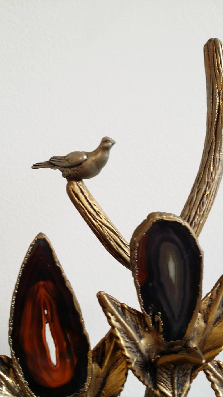 gilt metal tree shaped scultpure
agathe
two birds.item is currently located in Paris France