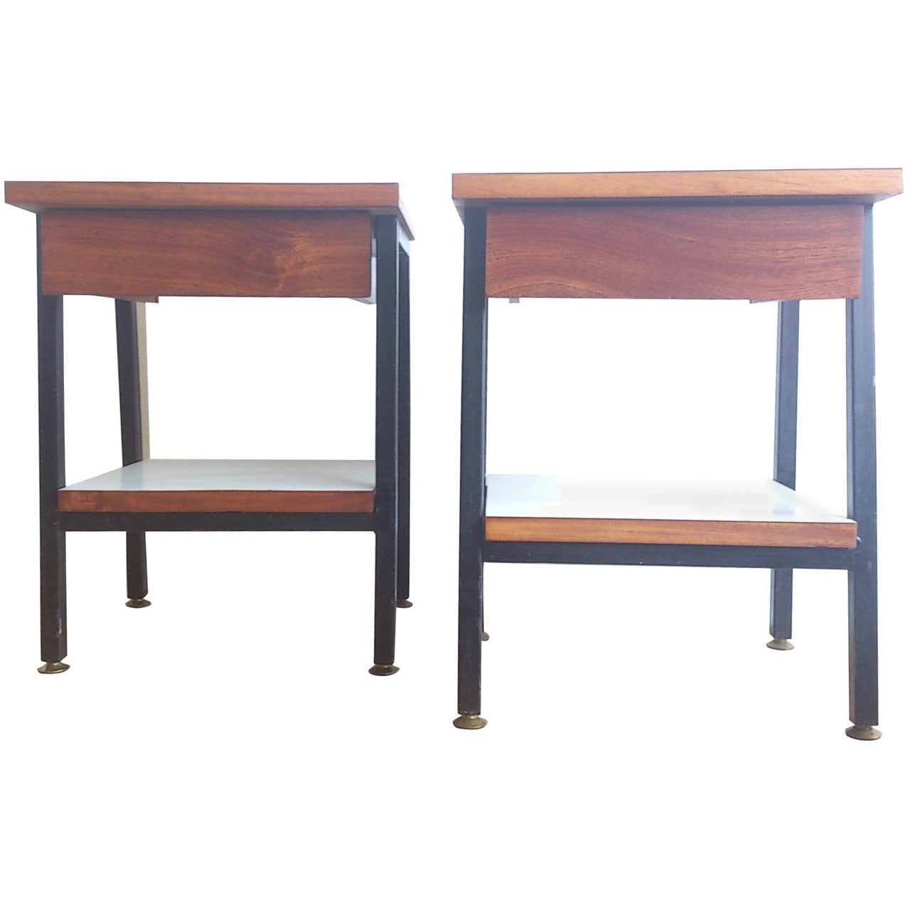 Pair Of 1960's French Night Stands In The Style Of Alain Richard - Ipso Facto