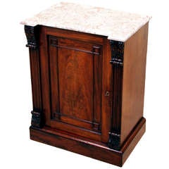 Antique Regency Mahogany Pedestal Cupboard Antique Regency Mahogany Pedestal Cupboard