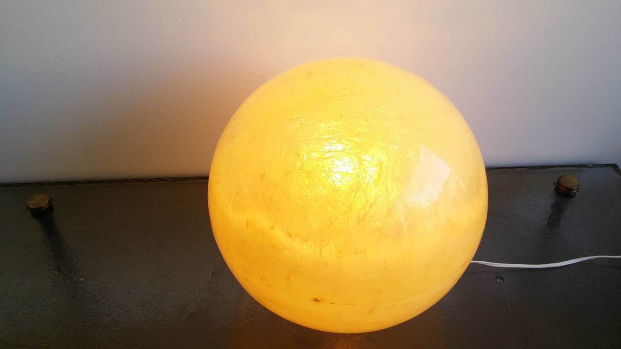 Resin Lamp in the Style of Fouquieres, France, 1970s - Ipso Facto 1