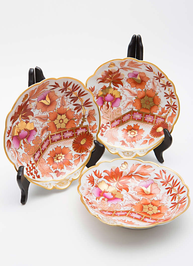 19th Century Barr, Flight and Barr Sweetmeat Dishes and Compotes in Five Pieces For Sale 1