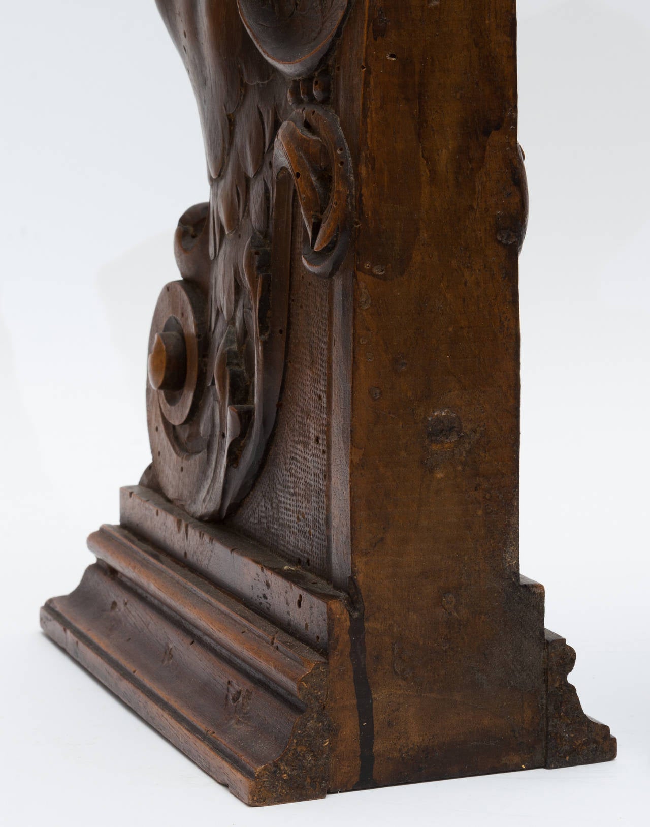 Walnut Carved Bookends For Sale 2