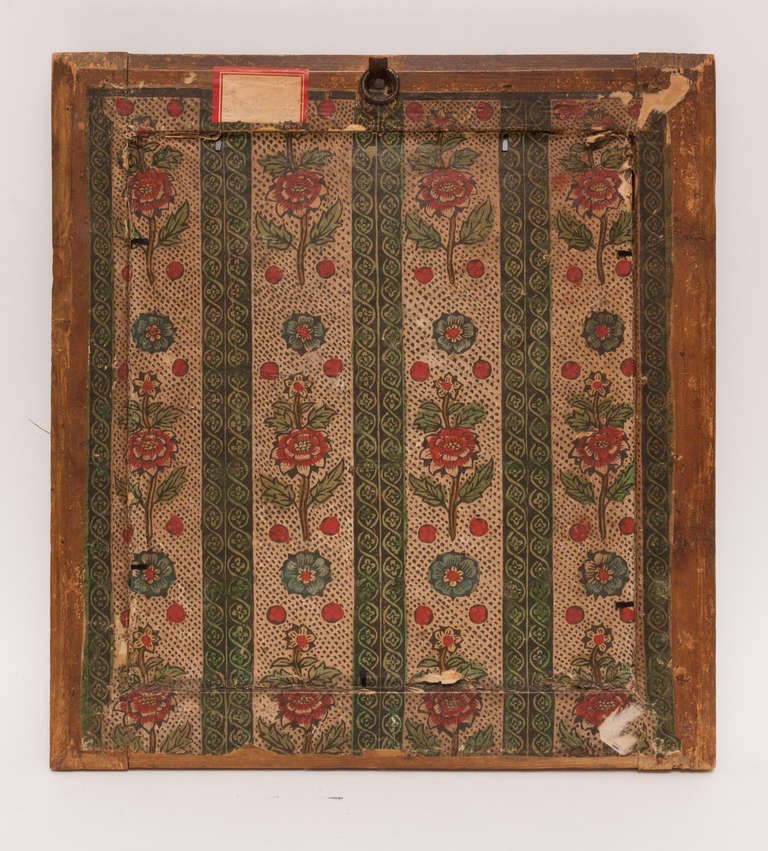 18th Century Needlework of Silk Thread in Gilt Frame Italian For Sale 3