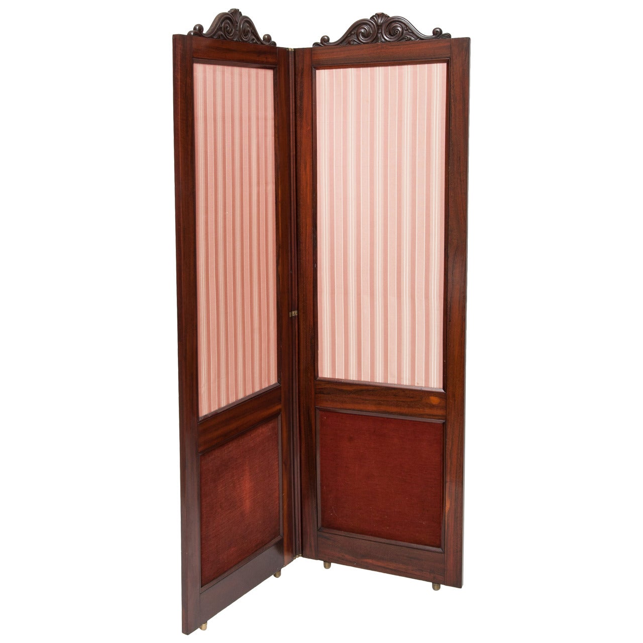 Antique Two-Panel Screen For Sale