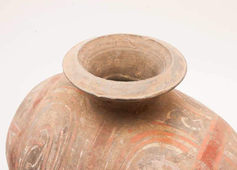 Pair of Han Dynasty Cocoon Jars 1