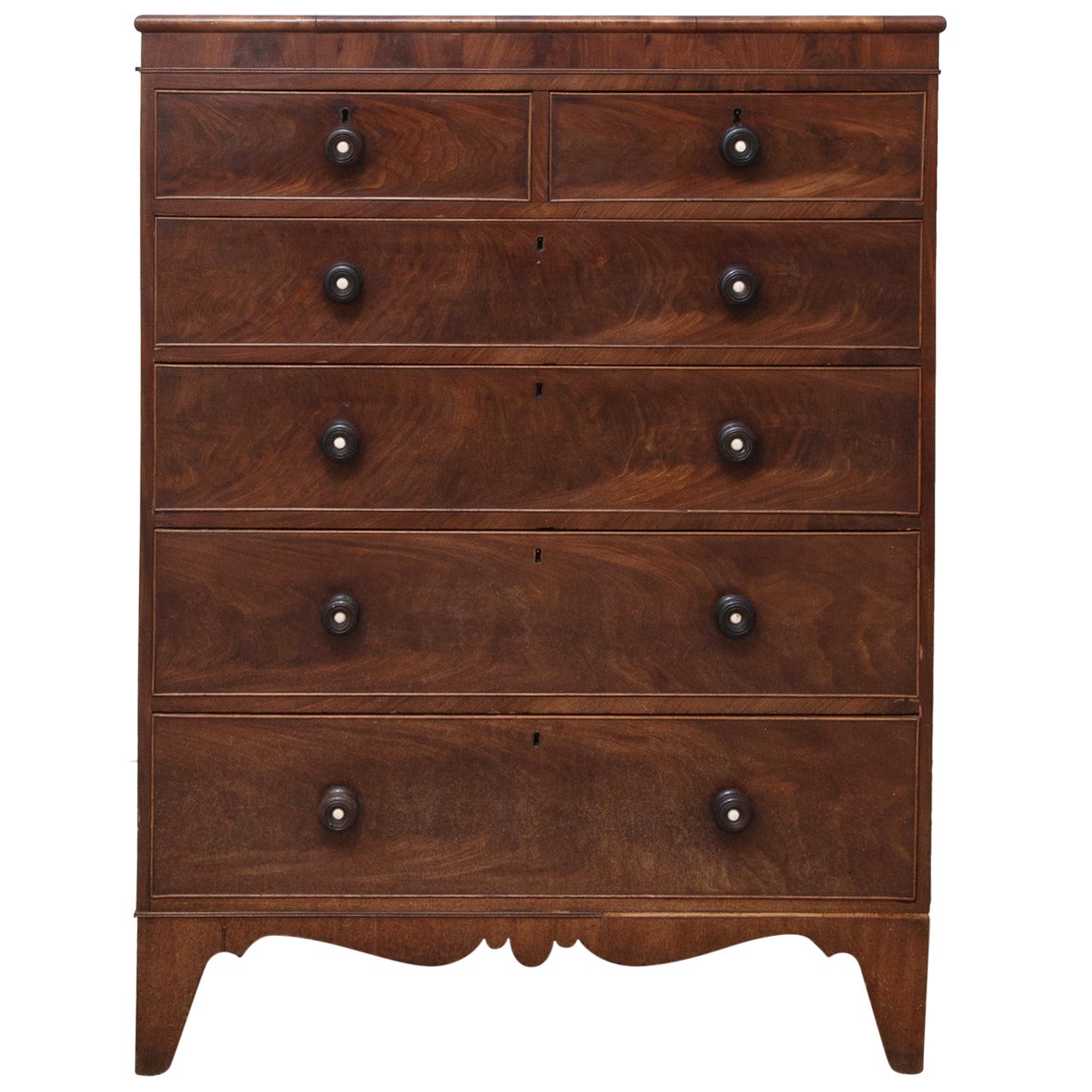 Antique American Tall Chest of Drawers