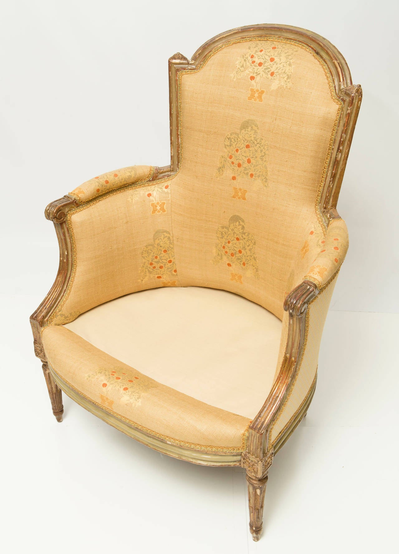 19th Century French Bergere Chair In Excellent Condition In Nashville, TN