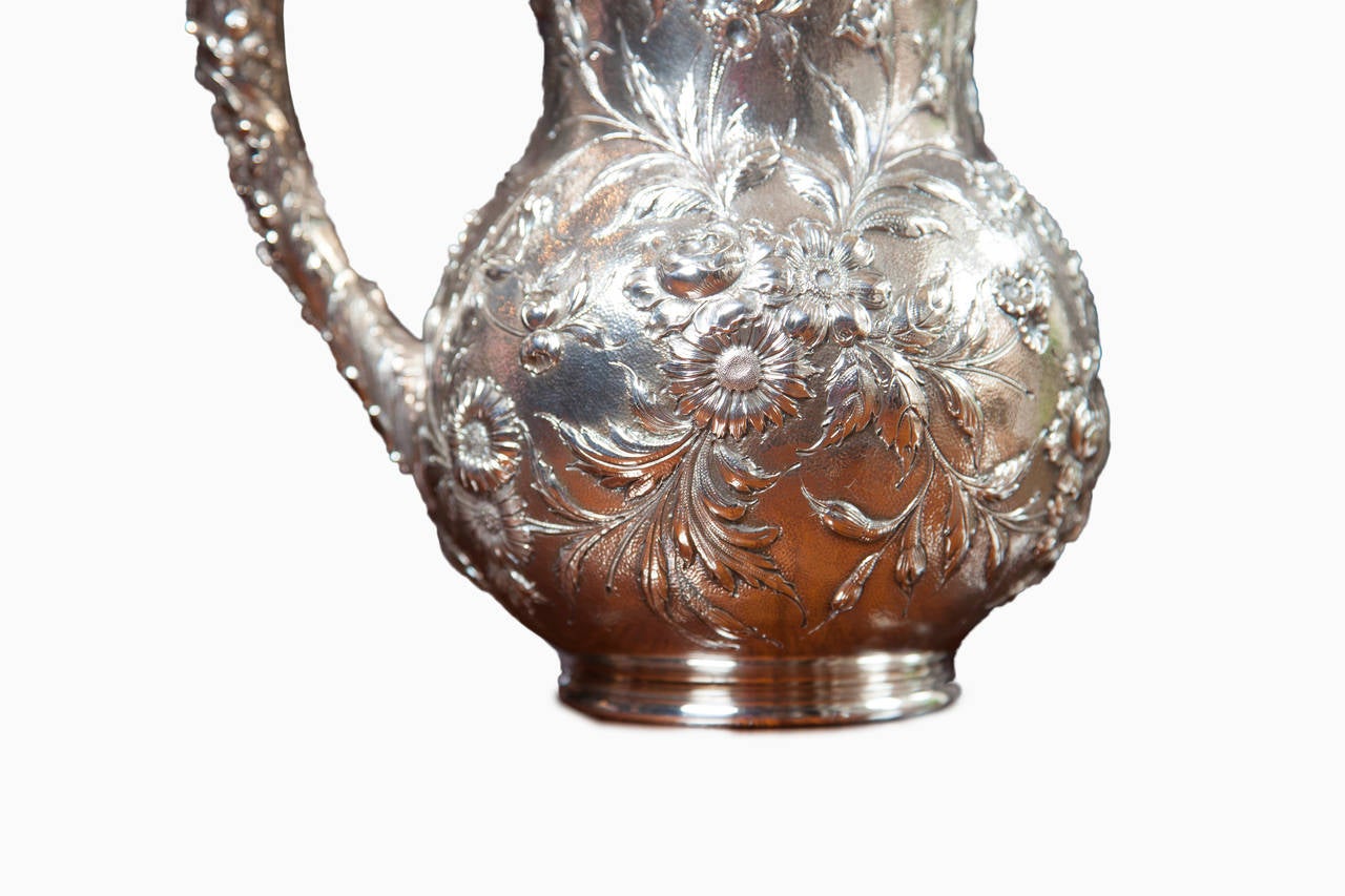 Early Kirk Antique Water Pitcher In Excellent Condition For Sale In Nashville, TN